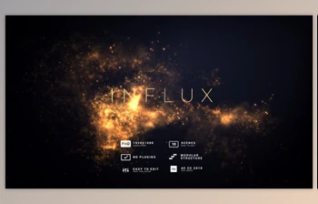 Download Influx | <span class='badge badge-warning'>Flow</span> Particles Titles (VideoHive 31893109) - AE Project
