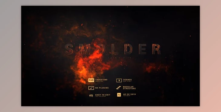 Download Smolder | Fire Titles (VideoHive 31443517) - AE Project