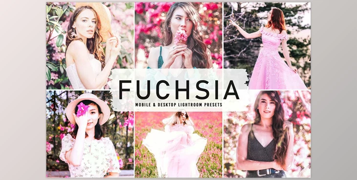 Download Fuchsia Pro Lightroom Presets CreativeMarket - 6640944