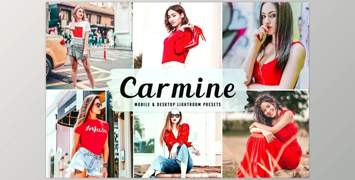 Download Carmine Pro Lightroom Presets CreativeMarket - 6622411