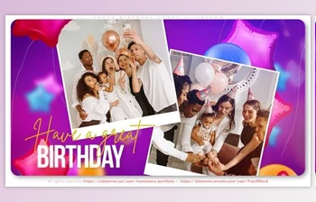 Download Happy Birthday <span class='badge badge-warning'>Cards</span> Slideshow (VideoHive 35401658) - AE Project