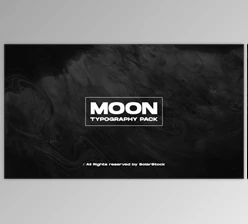 Download MOON Typography (VideoHive 35398768) - AE Project