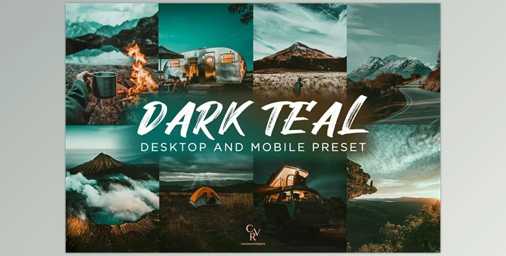 Download Dark Teal Lightroom Presets CreativeMarket - 6278665