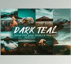 Download Dark Teal Lightroom Presets CreativeMarket - 6278665