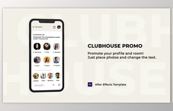 Download Clubhouse <span class='badge badge-warning'>Promo</span> (<span class='badge badge-warning'>Videohive</span> 30867757) - AE <span class='badge badge-warning'>Project</span>