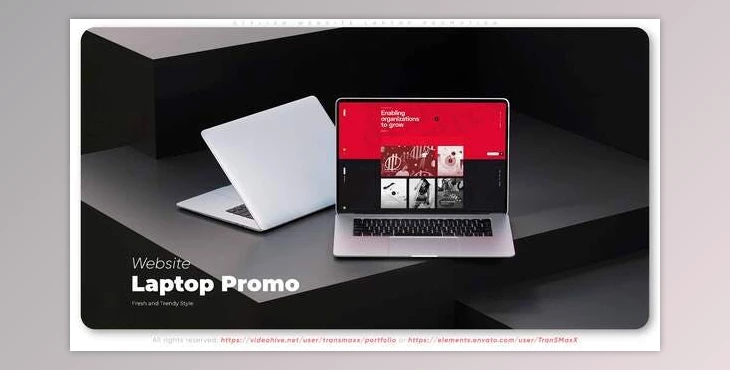 Download Stylish Website Laptop Promotion (Videohive 35242985) - AE Project