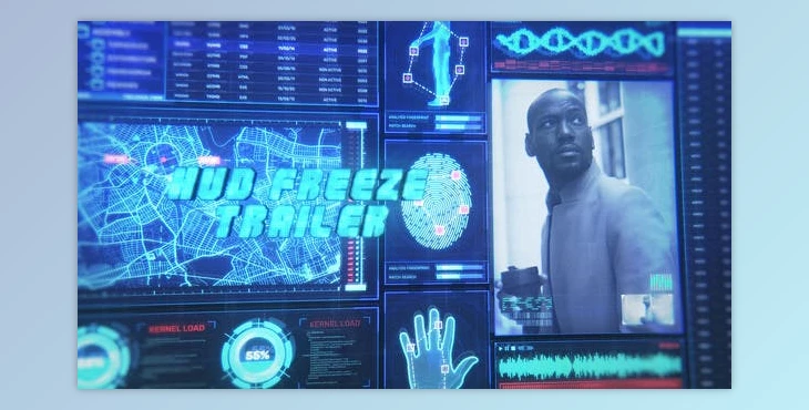 Download HUD Technology Freeze Frame Trailer (Videohive 35376380) - AE Project