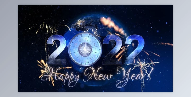 Download New Year Countdown Clock 2022 V3 (Videohive 9819353) - AE Project