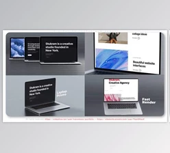 Download Minimal 3d Laptop Web Promo (Videohive 35175704) - AE Project