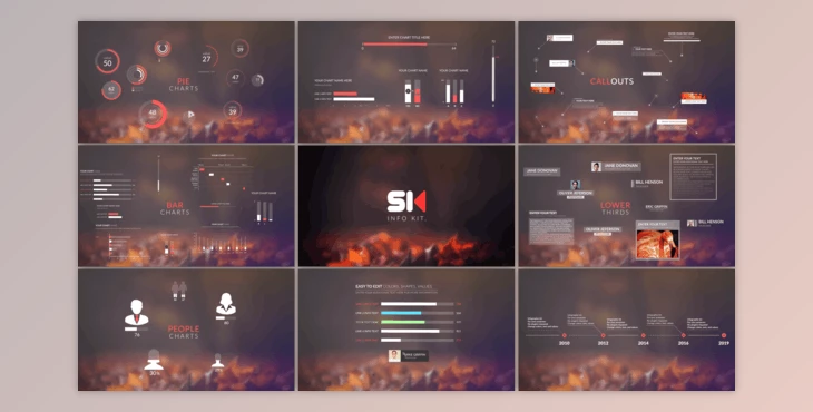 Download Sik - Infographic kit (VideoHive 35367144) - AE Project