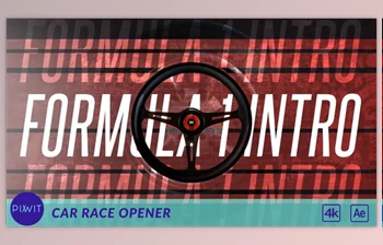 Download Car Race - <span class='badge badge-warning'>Formula</span> 1 Intro (VideoHive 35423237) - AE Project