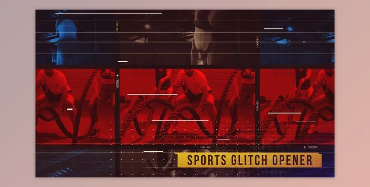 Download Sports Glitch Opener (Videohive 23872167) - AE Project