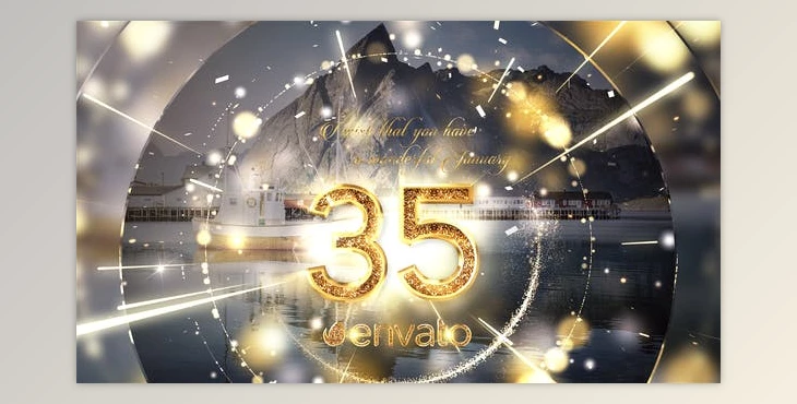 Download New Year Countdown (VideoHive 29612408) - AE Project