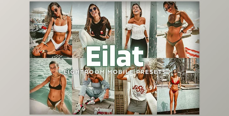Download 7 Mobile Lightroom Presets Eilat CreativeMarket - 4059225