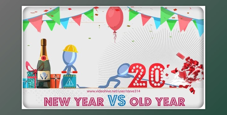 Download Happy New Year vs Bad Old Year – Humorous Greetings (Videohive 20992941) - AE Project