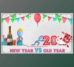 Download Happy New Year vs Bad Old Year – Humorous Greetings (Videohive 20992941) - AE Project