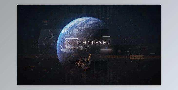 Download Technology Glitch Earth Titles (Videohive 35205433) - AE Project