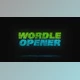 Download Wordle Opener (Videohive 21008923) - AE Project