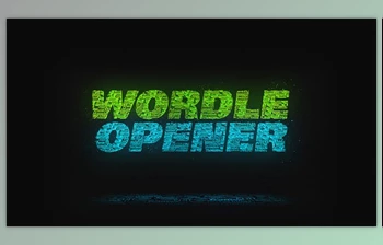 Download Wordle Opener (Videohive <span class='badge badge-warning'>21008923</span>) - AE Project