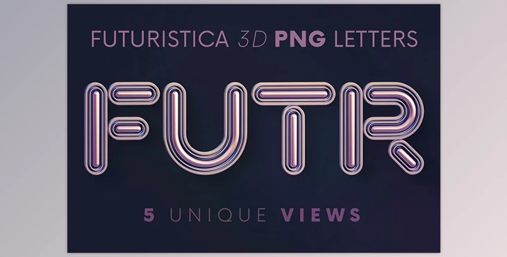 Download Futuristica – 3D Lettering