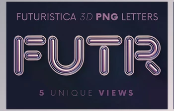 Download Futuristica – <span class='badge badge-warning'>3D</span> Lettering