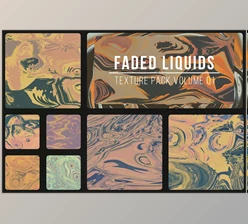 Download Abstract Faded Liquid Textures CreativeMarket - 6814624