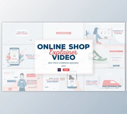 Download Online Shop | E-Commerce Explainer Video (Videohive 35434990) - AE Project