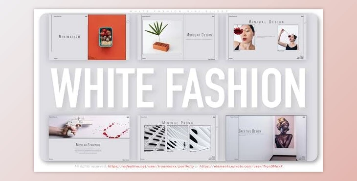 Download White Fashion Mini Slides (Videohive 35478098) - AE Project