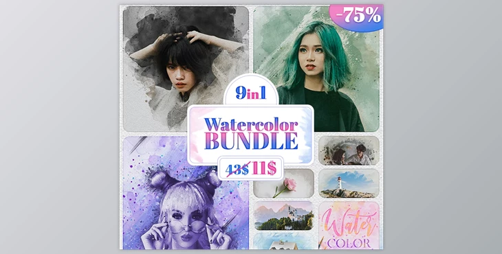Download Watercolor Bundle GraphicRiver - 35404112