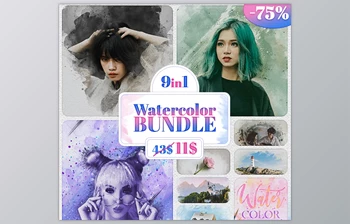 Download <span class='badge badge-warning'>Watercolor</span> Bundle GraphicRiver - 35404112
