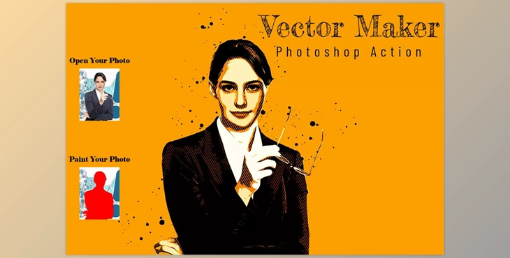 Download Vector Maker Photoshop Action CreativeMarket - 6829178
