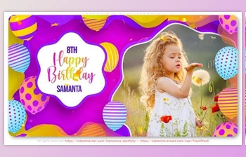 Download <span class='badge badge-warning'>Happy</span> Birthday Samanta (Videohive 35175542) - AE Project