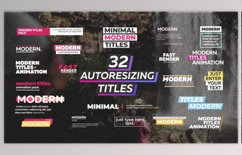 Download <span class='badge badge-warning'>Modern</span> Titles (Videohive 35139303) - AE Project
