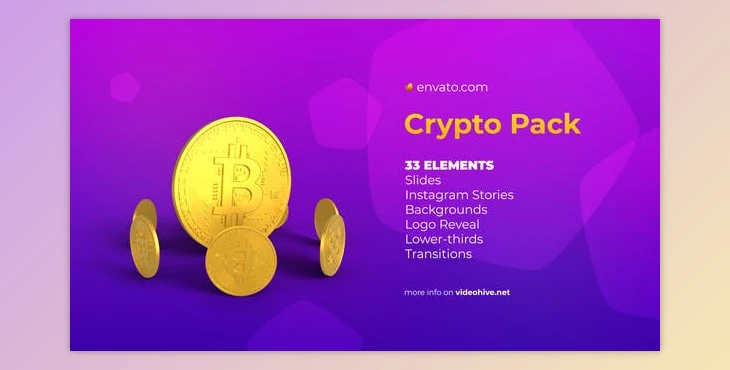 Download Crypto Pack – Bitcoin (Videohive 35145560) - AE Project