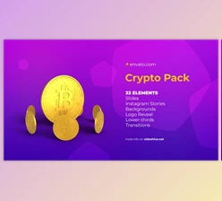 Download Crypto Pack – Bitcoin (Videohive 35145560) - AE Project