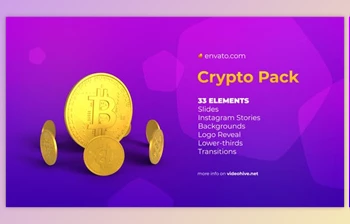 Download Crypto Pack – <span class='badge badge-warning'>Bitcoin</span> (Videohive 35145560) - AE Project