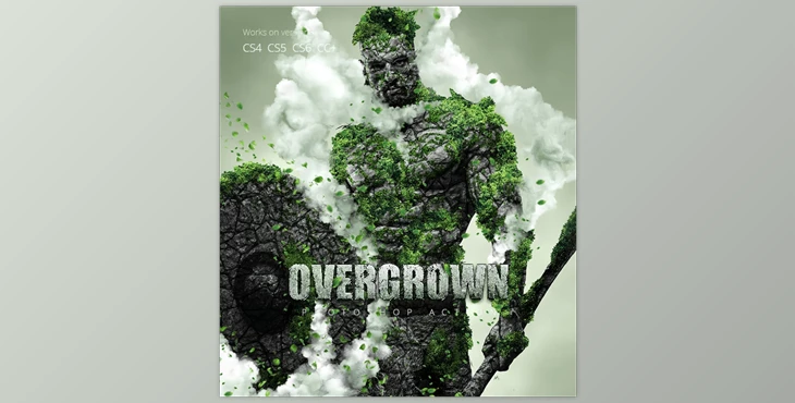 Download Overgrown Photoshop Action