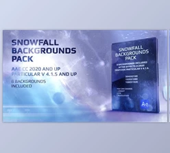 Download Videohive Particular – Snowfall Backgrounds 35122391
