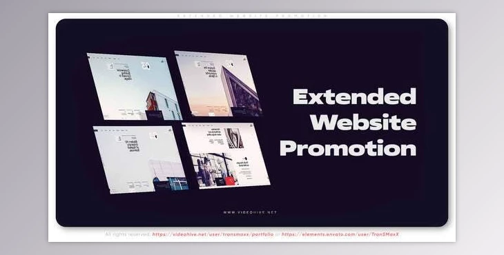 Download Extended Website Promotion (Videohive 35089903) - AE Project