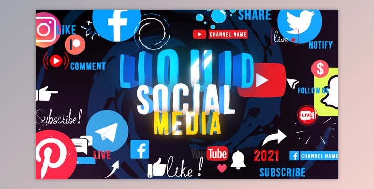 Download Liquid Social Media (Videohive 29406999) - AE Project