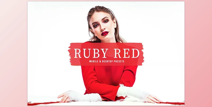 Download Ruby Red Pro Lightroom Presets CreativeMarket - 6832546