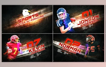 Download Sport Team Intro | Player <span class='badge badge-warning'>Introducing</span> (Videohive 34108211) - AE Project