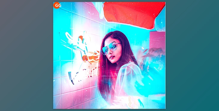 Download Cyberpunk Color Grade Photoshop Action GraphicRiver - 35403316