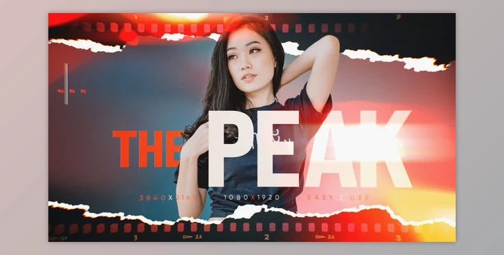 Download Peak Modern Vintage Gradient Typography Opener Promotion (Videohive 34963055) - AE Project