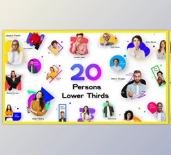Download 20 Person Introduction Lower Thirds (Videohive 34980131) - AE Project