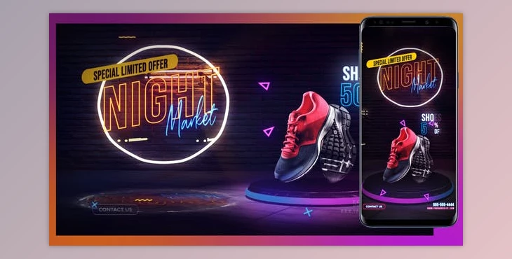 Download Neon Sales (Videohive 34925741) - AE Project