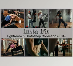 Download Insta Fit Lightroom Photoshop LUTs CreativeMarket - 6826939