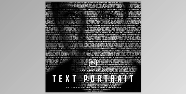 Download Text Portrait Photoshop Action GraphicRiver - 35370370
