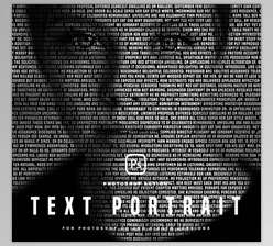 Download Text Portrait Photoshop Action GraphicRiver - 35370370