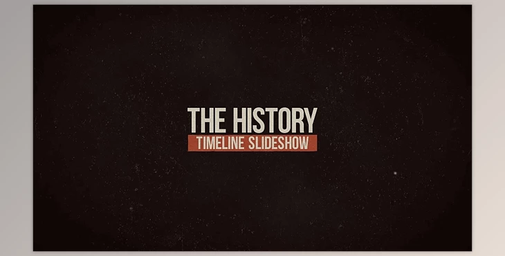 Download History Timeline Slideshow (Videohive 31658992) - AE Project